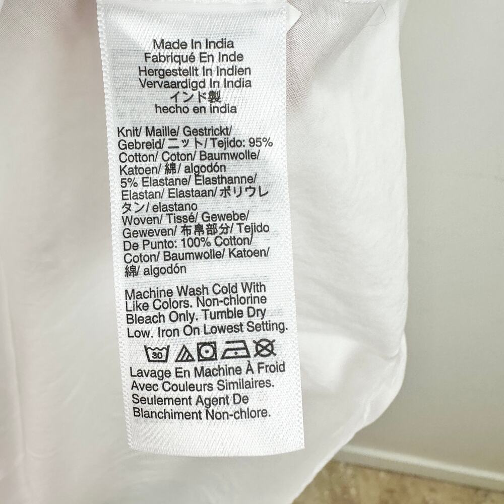 J.Crew Sweetheart Tank Maxi Dress Poplin A Line Skirt Retro Classic White Large - Picture 8 of 12